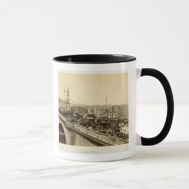 London Bridge, c.1880 (sepia photo) Mug (Right)