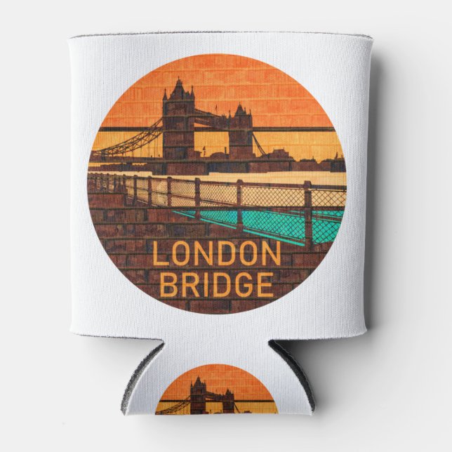 London Bridge Can Cooler (Front)