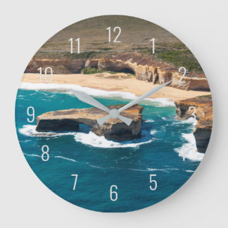 London Bridge Great Ocean Road Aerial Air Large Clock