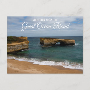 London Bridge Great Ocean Road Australia Postcard