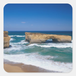London Bridge, Great Ocean Road, Victoria, Square Sticker