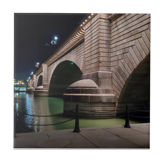 London Bridge, Lake Havasu, Az. Ceramic Tile (Front)