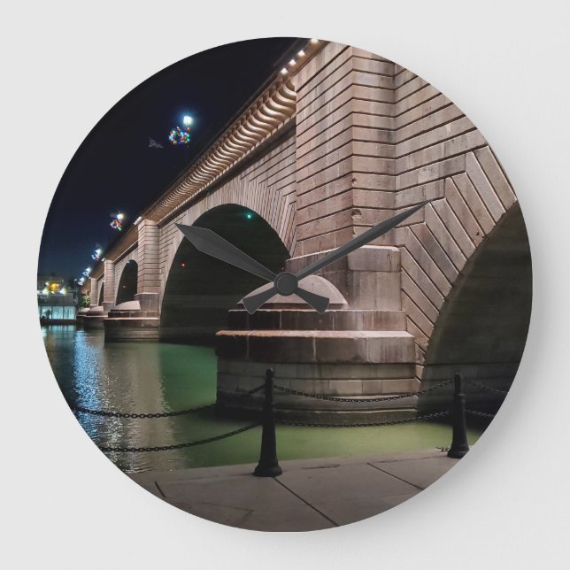 London Bridge, Lake Havasu, Az. Large Clock (Front)