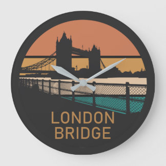 London Bridge Large Clock