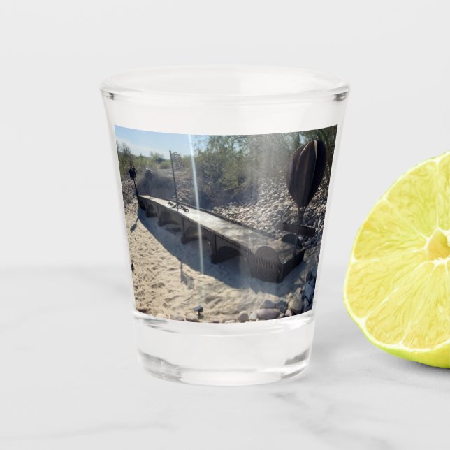 London Bridge/London Bridge replica  Shot Glass (Front)