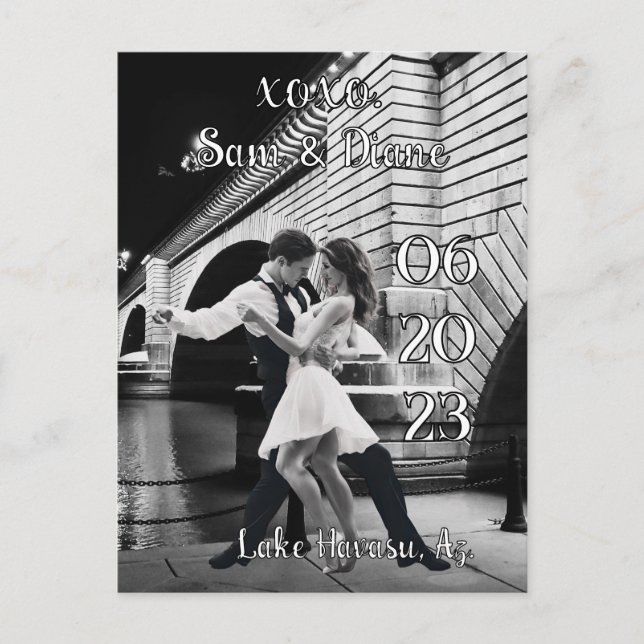 London Bridge wedding destination  Postcard (Front)