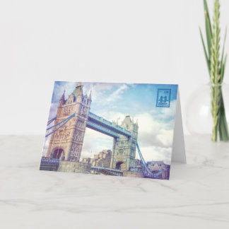 LONDON BRIDGES Greeting Card
