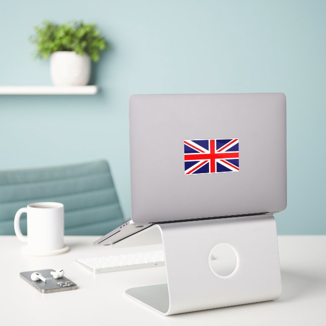 London  British Flag  (Laptop On Desk)