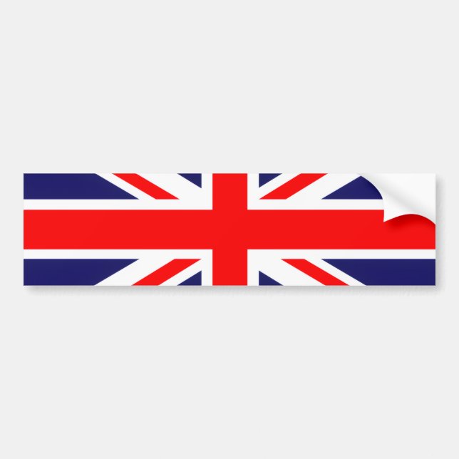 London  British Flag  Bumper Sticker (Front)