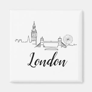 London British Illustration  Magnet