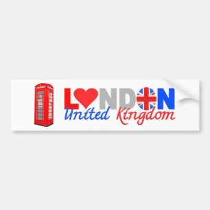 London bumpersticker bumper sticker