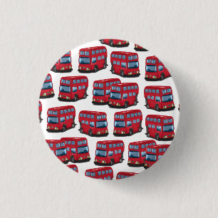London Bus 3 Cm Round Badge