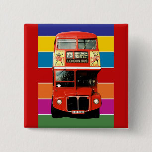 London Bus Badge - Square