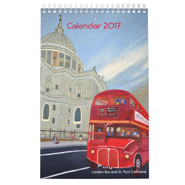 London Bus Calendar 2017 (Cover)