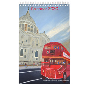 London Bus Calendar 2020