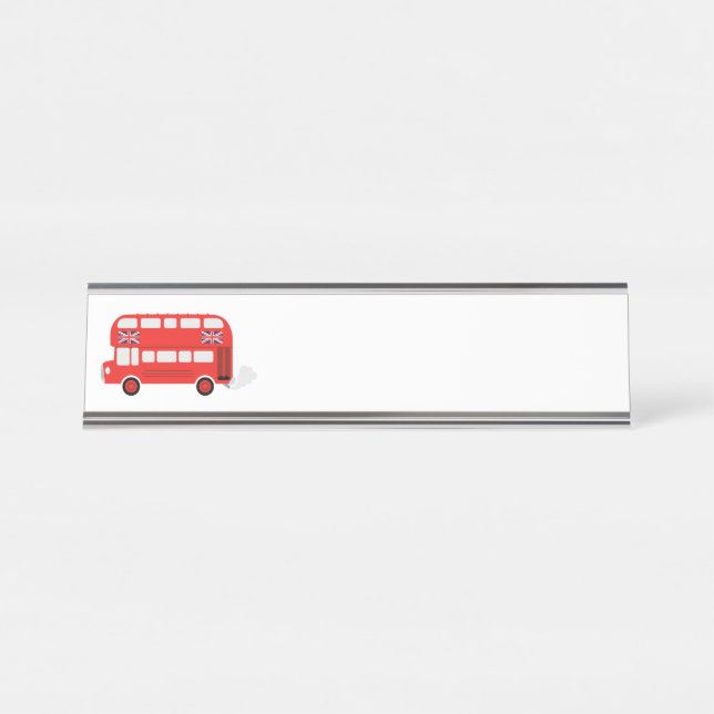 London Bus Desk Name Plate (Front)