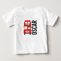 London Bus Gerber Baby Vest