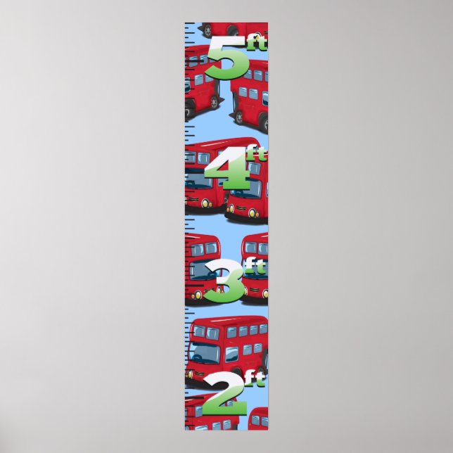 London Bus Growth chart. Poster (Front)