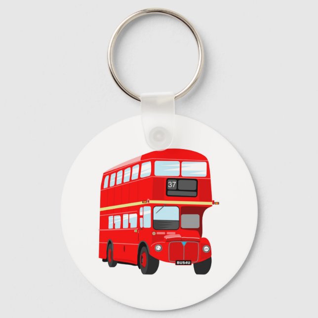 London Bus Key Ring (Front)
