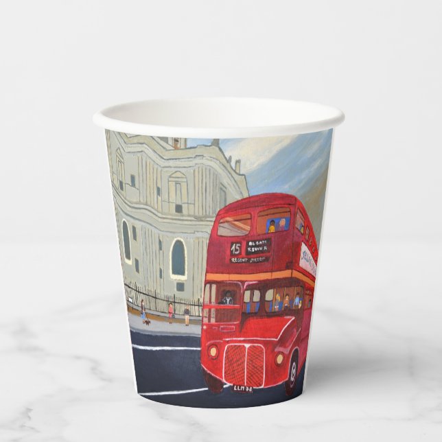 London bus paper cup (Front)