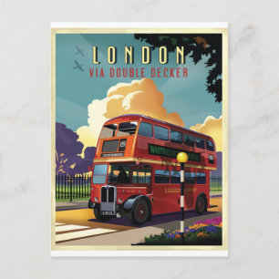 London Bus Postcard