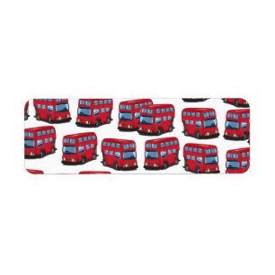 London Bus Return Address Label