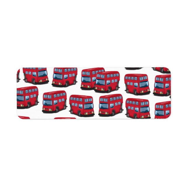 London Bus Return Address Label (Front)