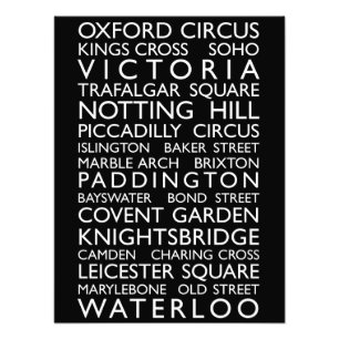 London Bus Roll (Bus Blind) Photo Print