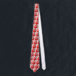 London Bus Tie<br><div class="desc">Big red London double decker bus.</div>