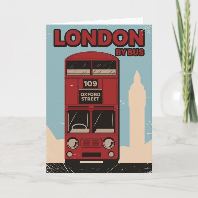 London By Bus Invitation (Front)