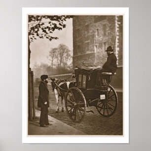 London Cabmen, from 'Street Life in London', 1877- Poster