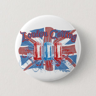 London Calling 6 Cm Round Badge