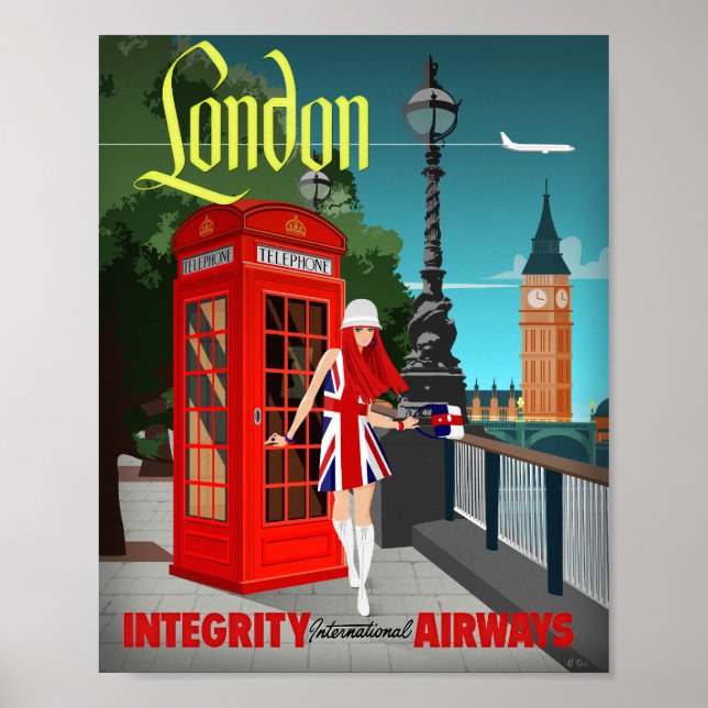 London Calling Art Print (Front)