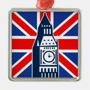 London Calling Metal Ornament