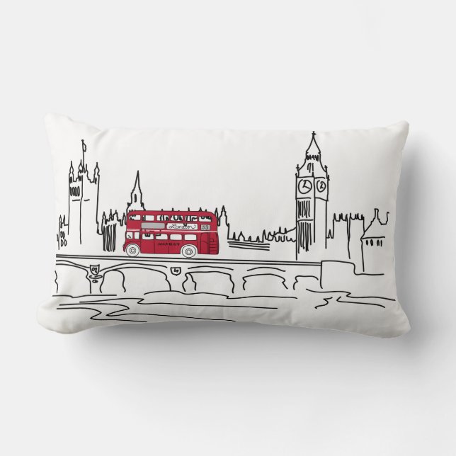 London calling pillow (can be personalised) (Front)