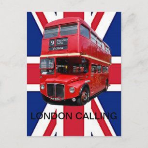 LONDON CALLING POSTCARD