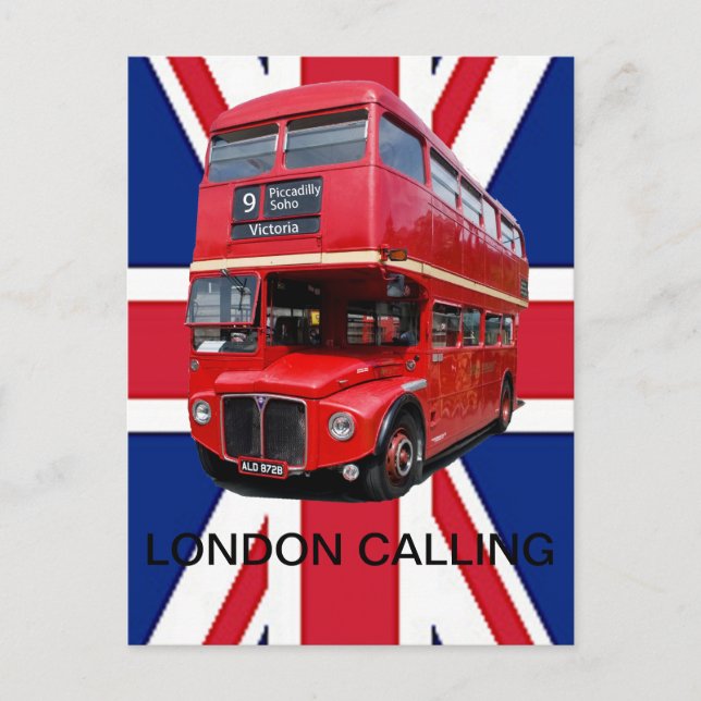 LONDON CALLING POSTCARD (Front)