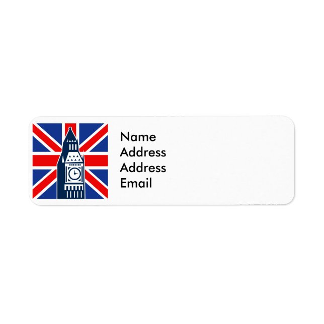 London Calling Return Address Label (Front)