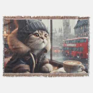London Calling Throw Blanket