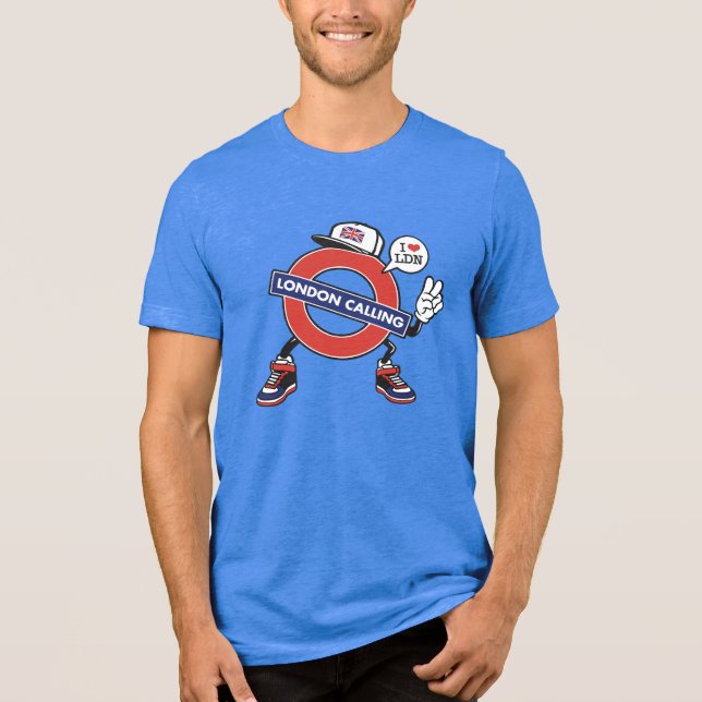 London Calling Tri-Blend Shirt (Front)