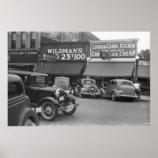 London Candy Kitchen, 1938 Poster