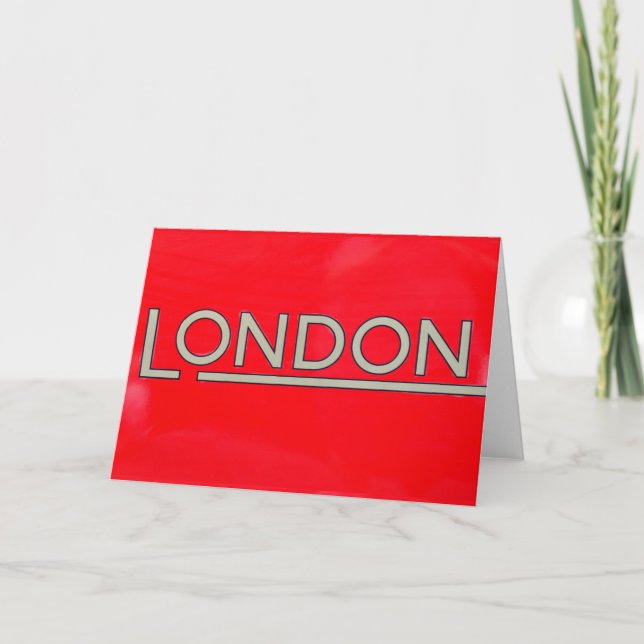 London Card (Front)