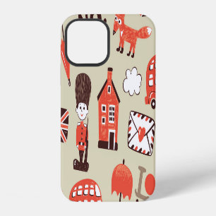 London Childish: Funny Pattern Design iPhone 12 Case