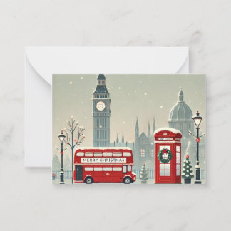 London Christmas | Big Ben & Festive London Card