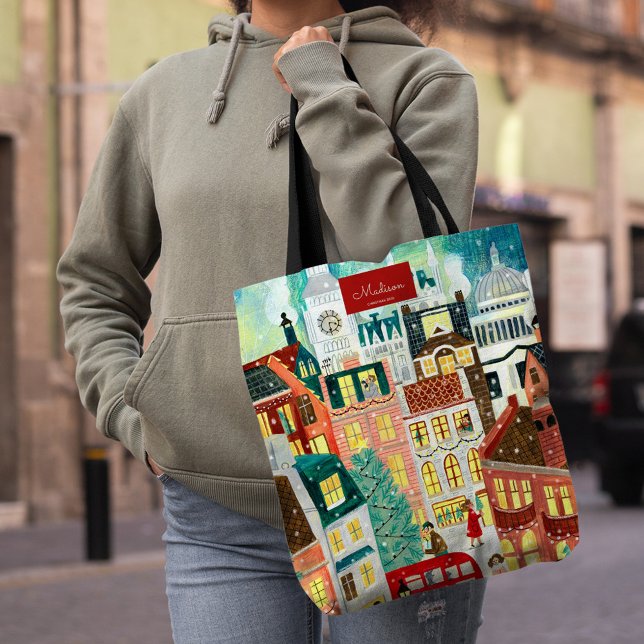 London Christmas city  Tote Bag (London Christmas city Tote Bag)