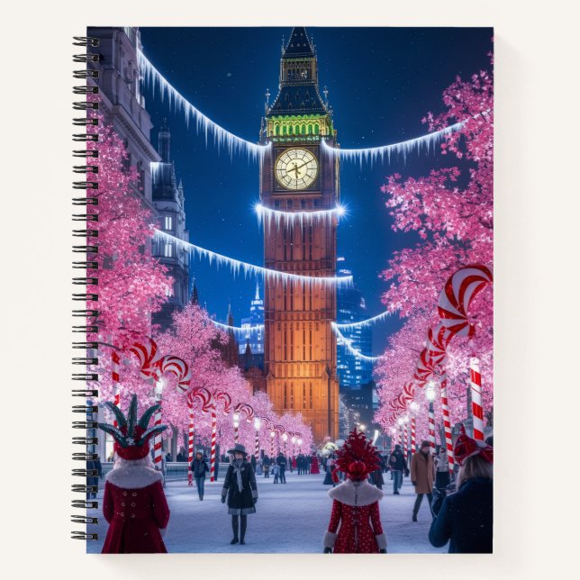 London Christmas Notebook (Front)