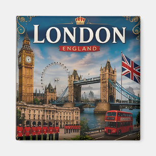 🧲 London City Break Memory From England 🏙️ Magnet