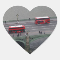 London City Busses Heart Sticker