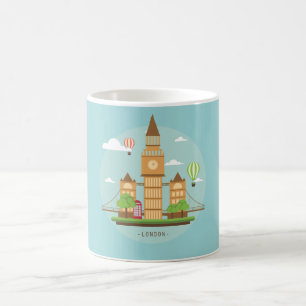 London City Illustration Coffee Mug