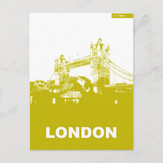 London City Poster Postcard